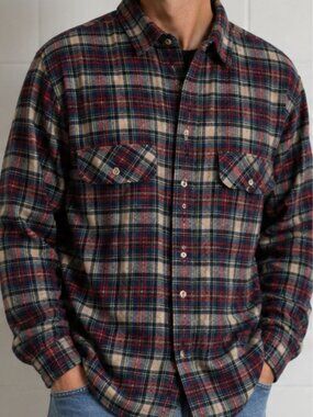 South channel flannel jacket large